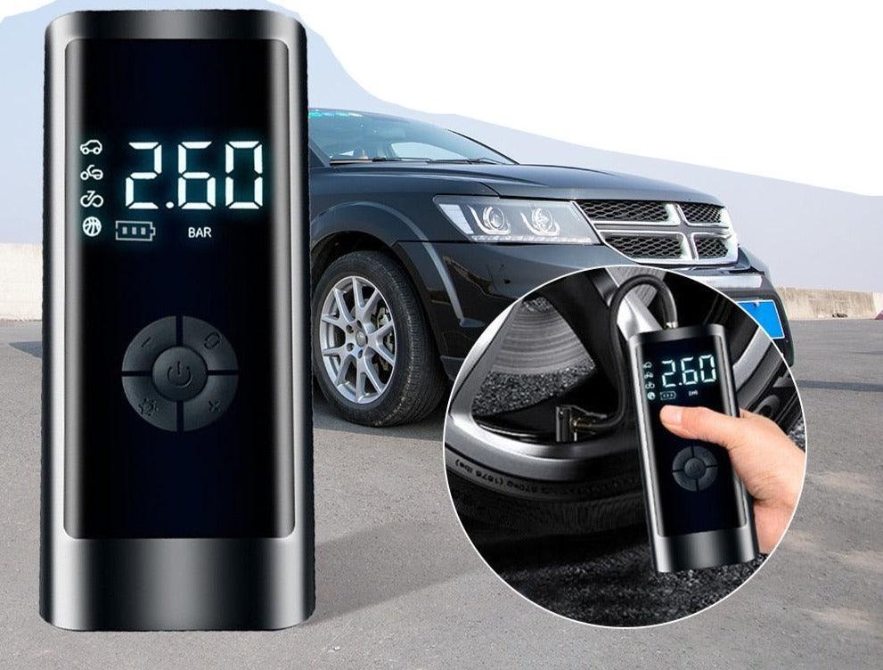 Compressor de Ar de Carro sem Fio 15000mAh: Inflação Rápida e Display Digital - Loja Universo 4V