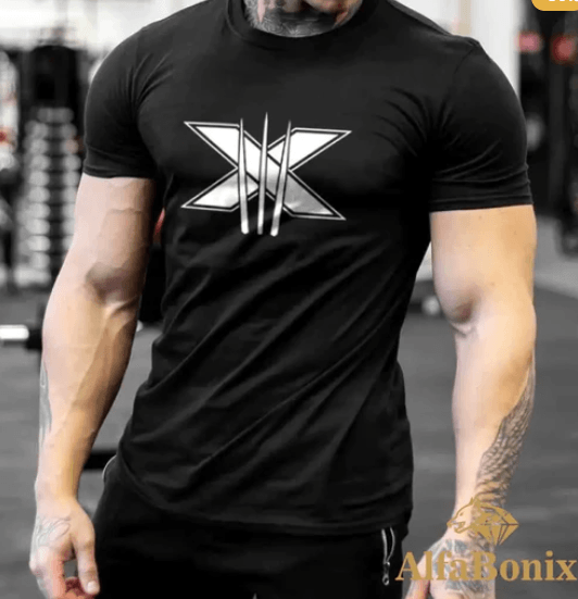 Camiseta Alfa Xgraphic: Estilo Gráfico com um Toque de Alfa