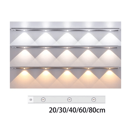USB recarregável Motion Sensor LED Light: Iluminação Sem Esforço, Sem Fiação! - Loja Universo 4V