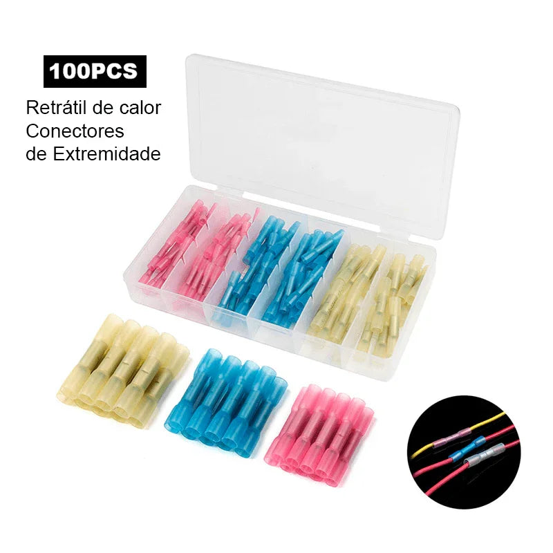 Conectores de Fio de Vedação de Solda à Prova D'água: Segurança Garantida em Qualquer Quantidade - Loja Universo 4V